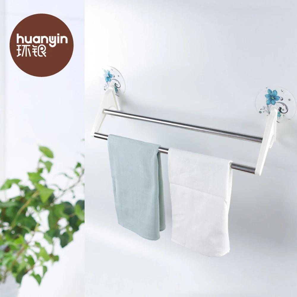 Telescopic home corner no drilling bathroom towel wall rack shelf