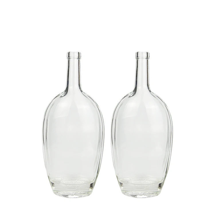 custom logo screw rum gin medical pharmacal syrup 28 400 GPI finish vodka clear 500ml 480ml 16oz spirits boston glass bottle