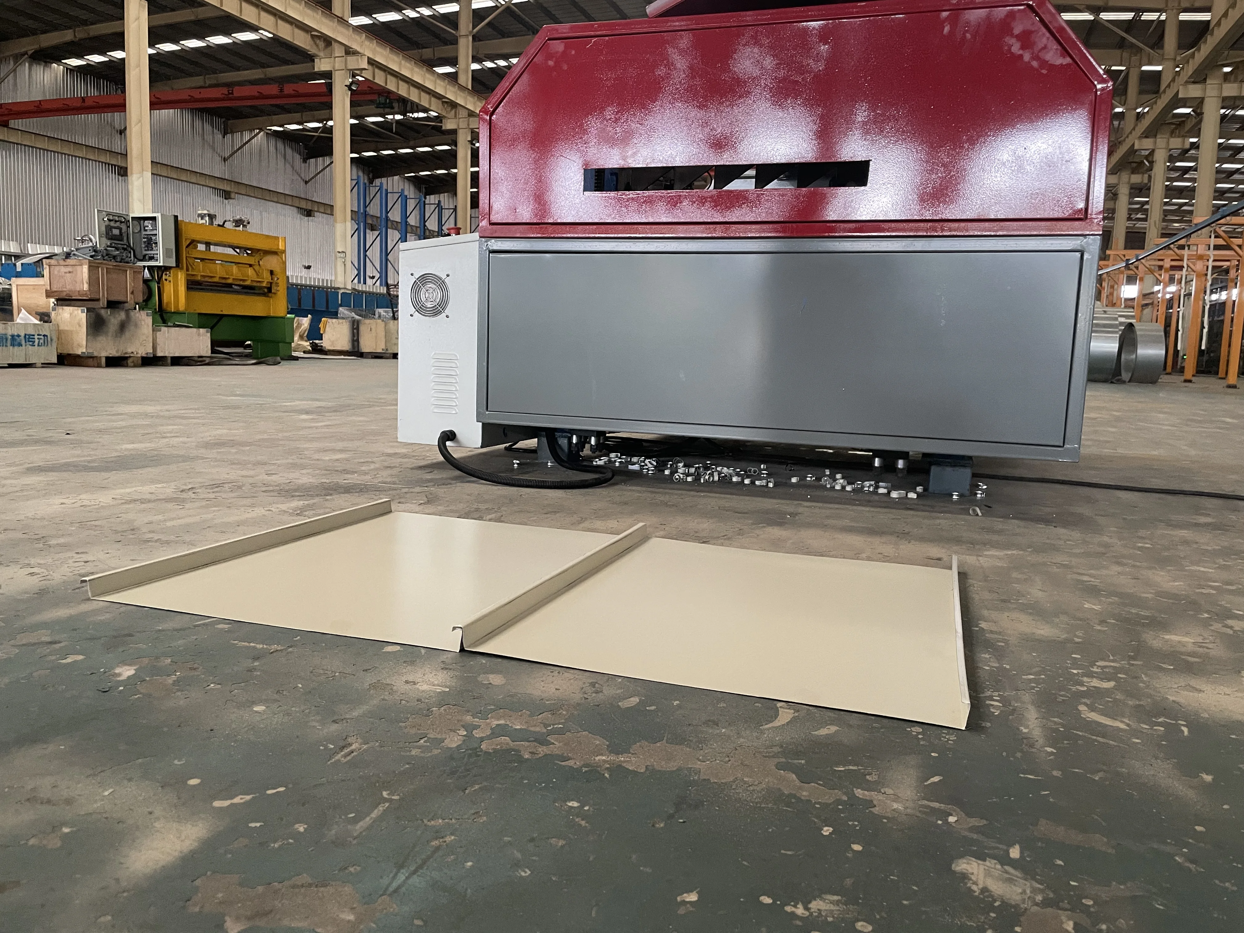 Portable Snap Lock Panels Steel Standing Seam Galvanized Cheap Metal Roofing Sheets Machine