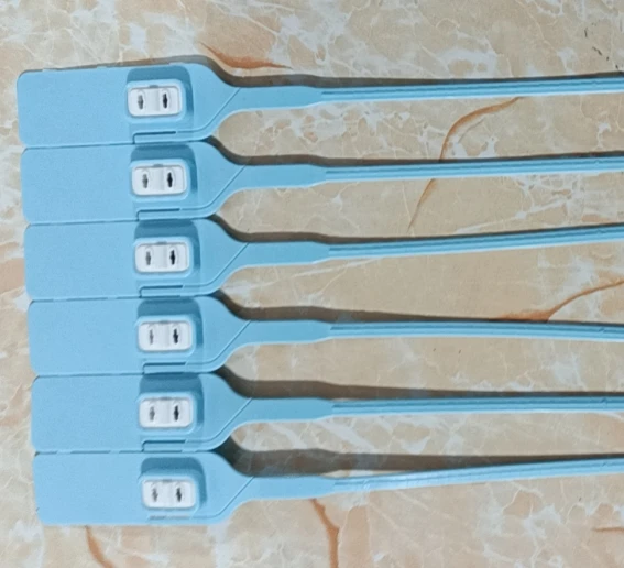 high tamper proof security protect zip lock packaging zip lock Plastic seal with pp material for trunk print serial number