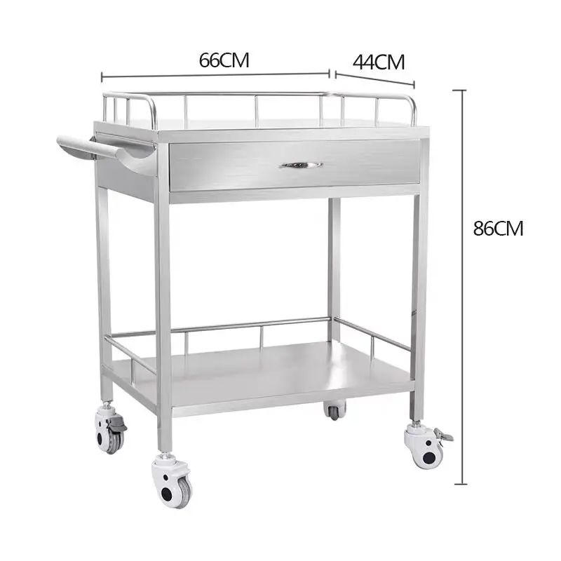 Wholesale Low Price 48/96/144 Grids Stainless Steel Medical Trolley Cart Clinic