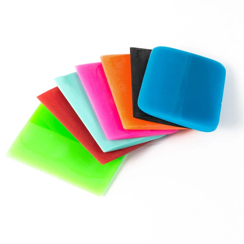 7mo 10cm Professional Squeegee Colour Mixture Window Soft Silicone Rubber Ppf Squeegees For  Auto Vinyl Wrap