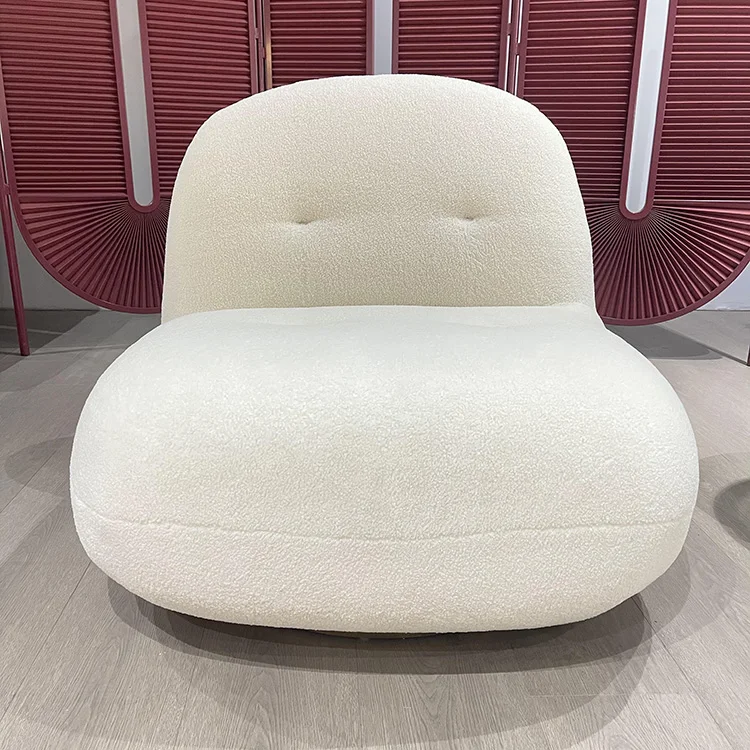 Single Seat Big Bean Bag Floor Leisure Couch Living Room Upholstery Lazy Relax Reclining Fabric Sofa