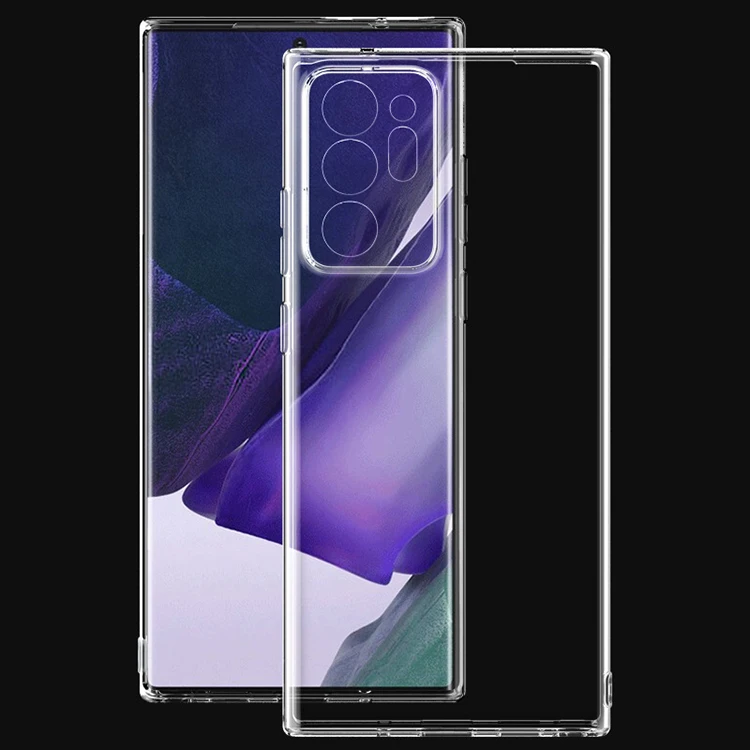 Crystal Clear Designed Non-Slip Phone Shell for Samsung Shockproof Protective Cover Clear Phone Case for Samsung Note 20 Ultra