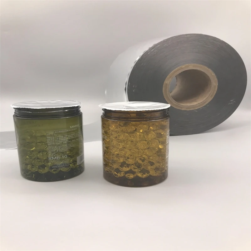 Wholesale Heat Sealed Aluminum Foil Lidding Roll Film For Plastic Cup