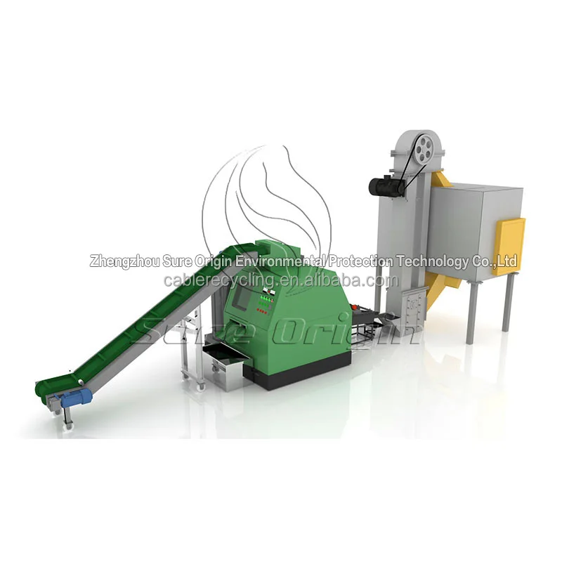 Customized Copper Wire Cable Granulator Grinding Machine Cable Copper Recovery Equipment