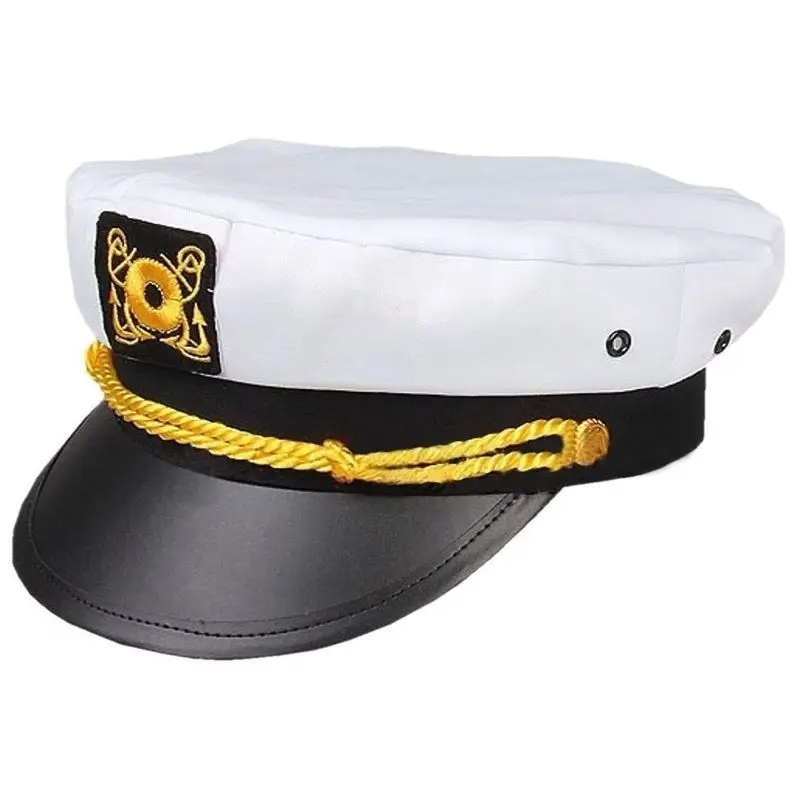 Navy Themed Party Navy Sailor Set Navy Hat Sunglasses Three-Piece Set Sailor Hat&White ecoparty