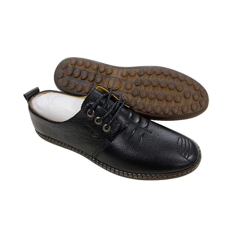 Wholesale Price Custom Business  Loafers Comfortable Brown Mens Genuine Leather Shoes