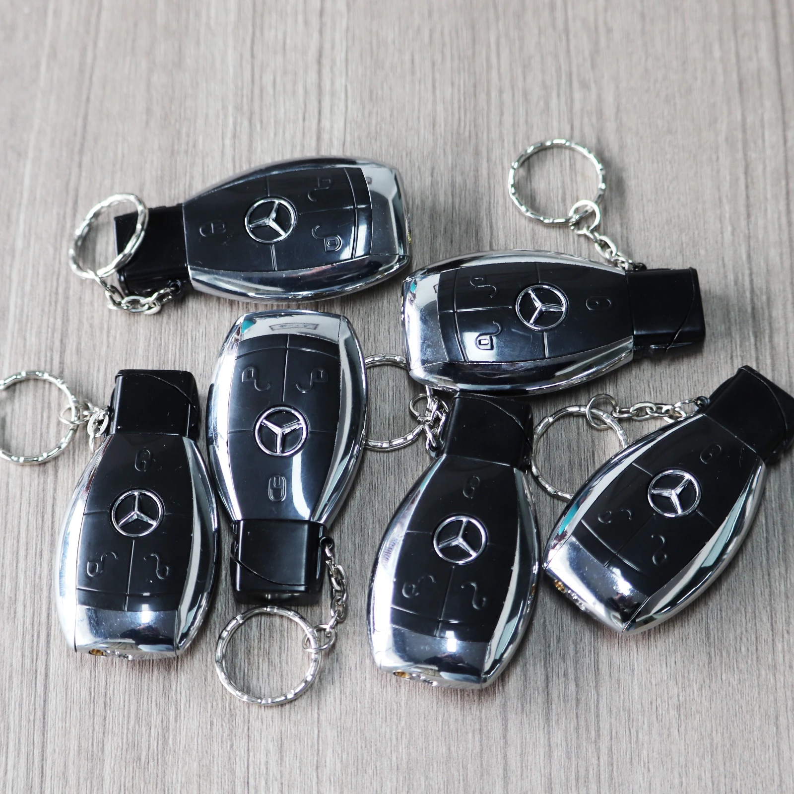 Factory wholesale Key Shape Model Windproof Inflatable Gas Lighter Cigarette Lighter