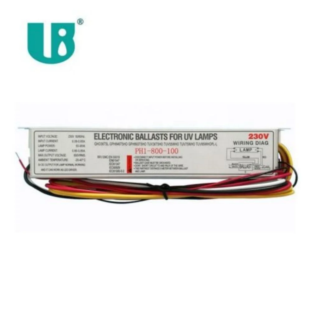 PH1-800-100 0 8a 230V TUV55W T8 электронный балласт 55w для УФ-лампы