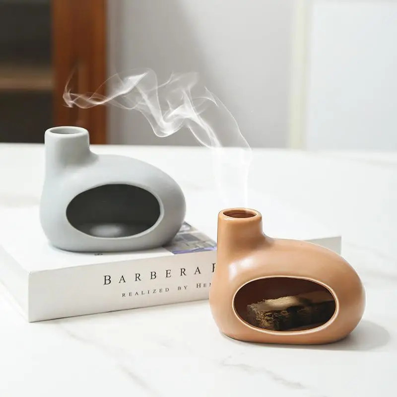 Hot Modern Home Decor Arabic Ceramic Incense Burner Yoga Aromatherapy Palo Santo Holder For Palo Santo And Sticks