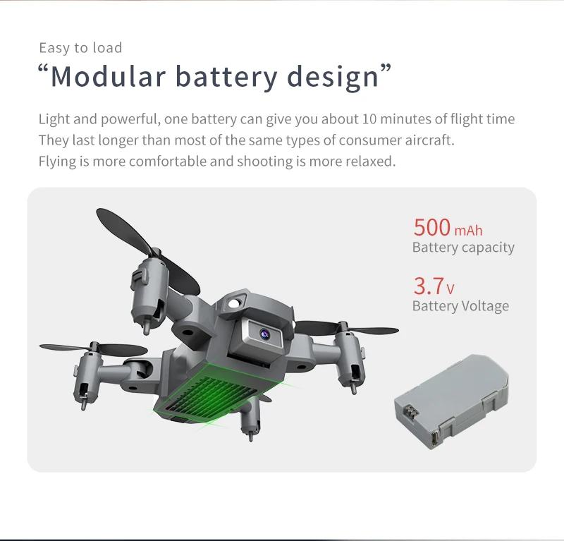 KY905 Mini Foldable Drone With 4K Camera HD Drones Quadcopter One Key Return FPV Follow Me RC Helicopter Kid Toys