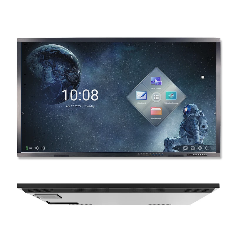 factory price 4K 65 75 85 inch smart boards led touch screen interactive whiteboard for company conference