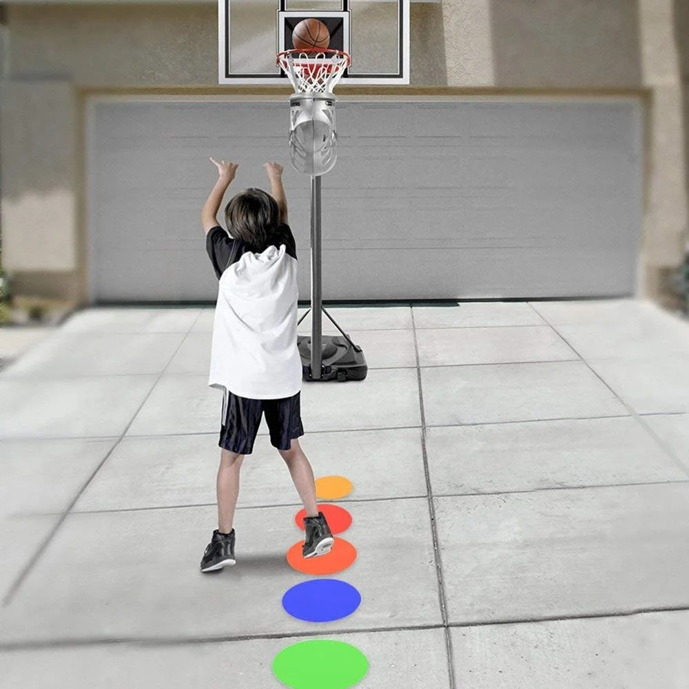 Wholesale Flat Disc Cones Round Numbered Spot Markers Non Slip Landmark Track Field Markers