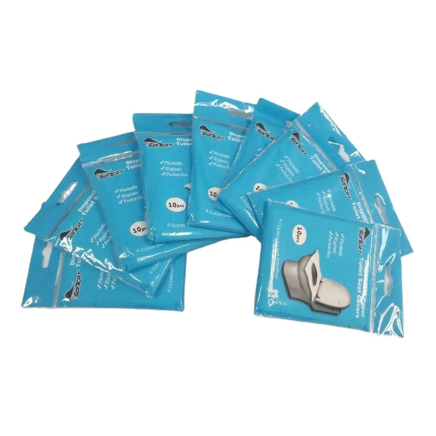 Portable Travel Pack Flushable WC Disposable Toilet Seat Paper Covers