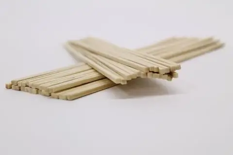 100% натуральная квадратная Палочка из бамбука и
