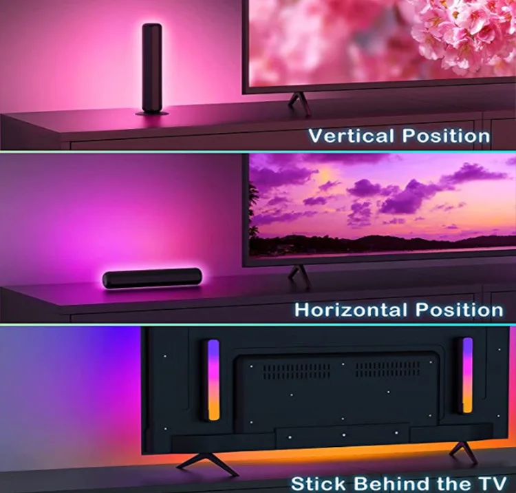 2022 Control Tuya RGBW Led Lamp Colorful Changing Decor Home Music Atmosphere Light