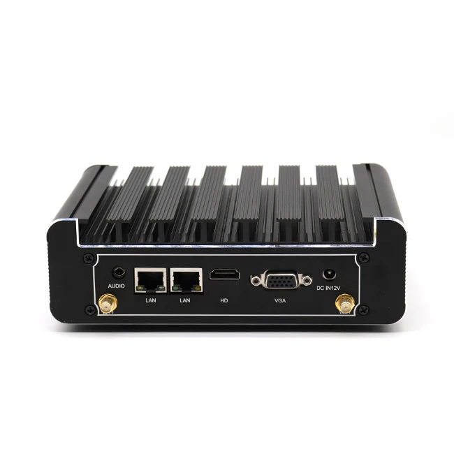 Hot sale office nettop 2 lan i3 5005u fanless mini pc