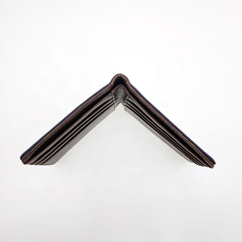 2022 Slim Minimalist Stylish Wollet Fashion Branded Cartera Rfid Mens Wallets Slim Leather Crypto Wallet