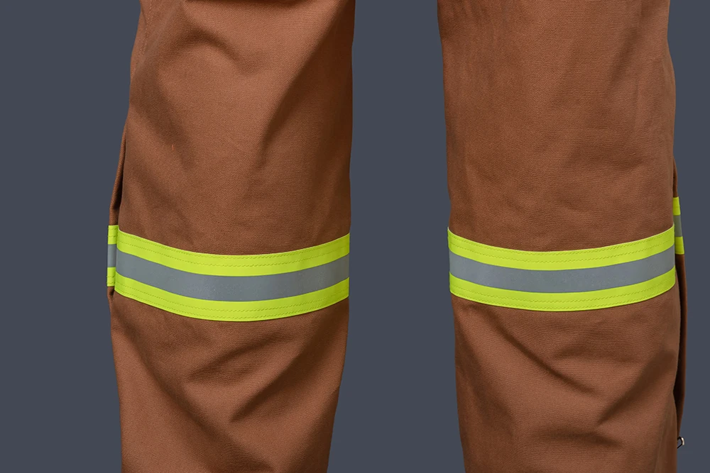Stretchy Engineers Blue Clothes Wear Rough Reflective Flame Retardant Workwear Jacket Pants Suits Work