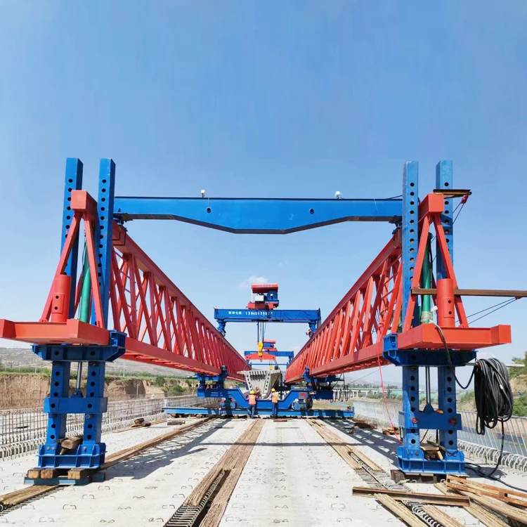 Customized design 50 ton subway bridge erecting beam launcher gantry crane
