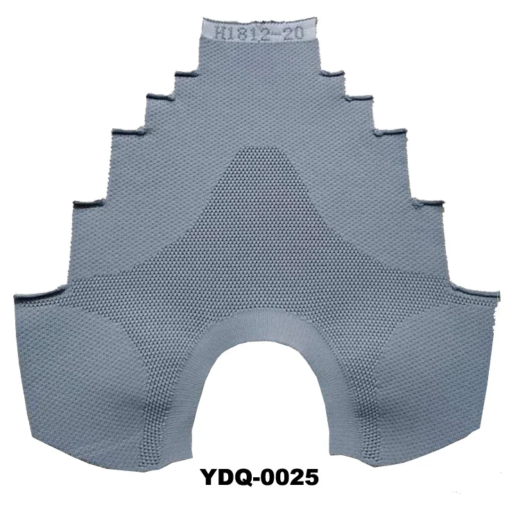 Shinning and fashionable crystal stone decorated fly knitted uppers for lady shoes