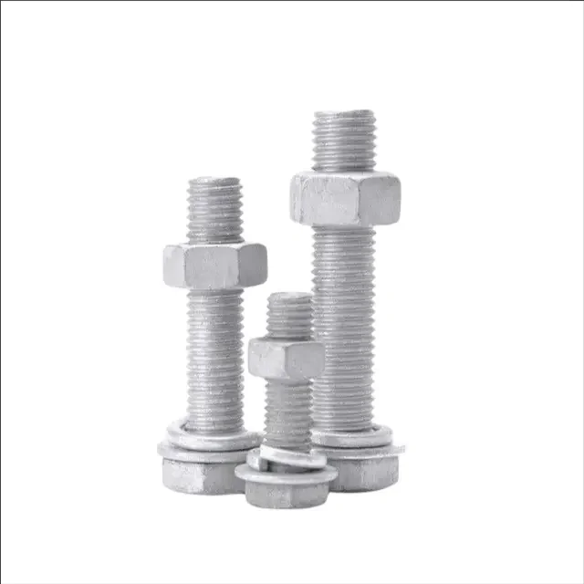 wholesale support M10 Grade 10.8 Fasteners Washer Full Thread hex bolts and nuts
