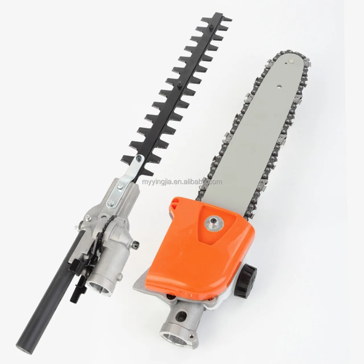Multi-tool Long Reach Chainsaws Hedge trimmer 52cc Gasoline Pole Pruning Saw M-CS520P