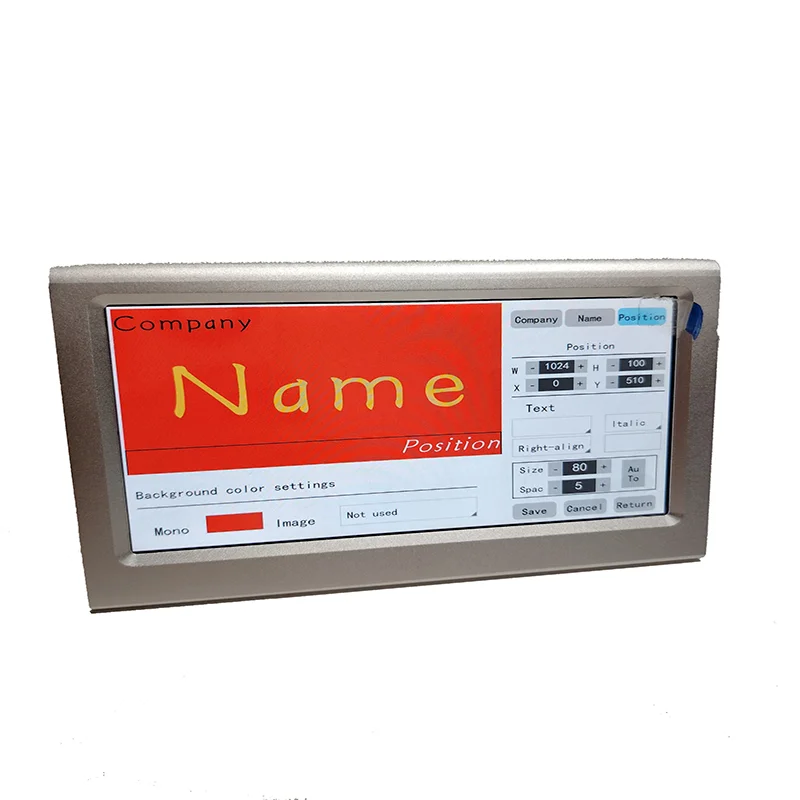 Electronic digital name plate Conference system electronic table card dual screen for conference system