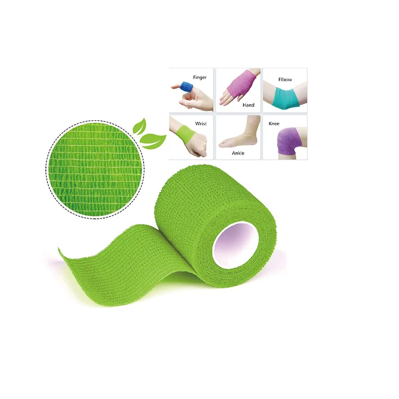 Bailikind Nonwoven Elastic Self Adhesive Horse Care Products Colored Hoof Leg Vet Wrap Horse Cohesive Bandage