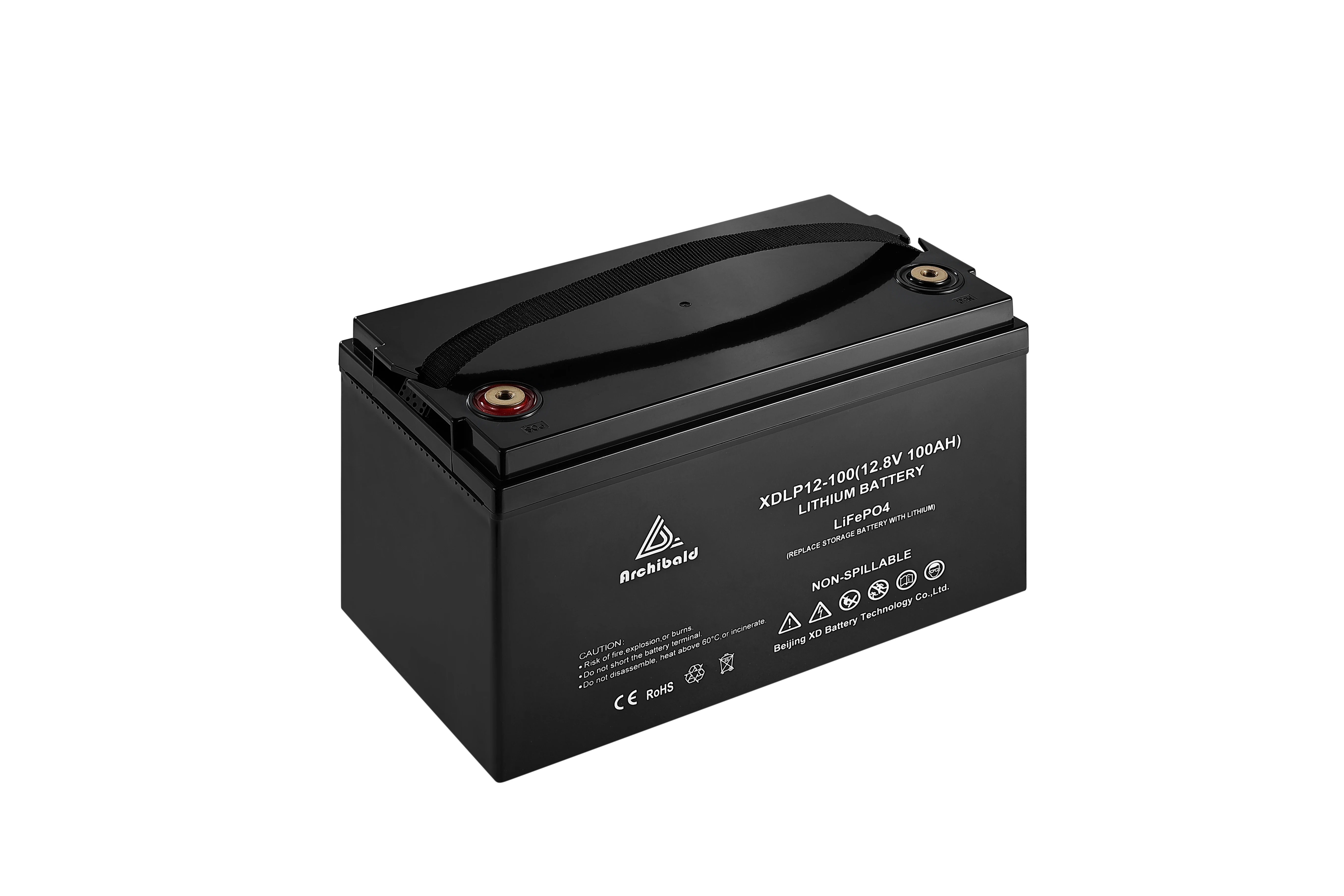 marine application 5000-8000 cycles akku lead carbon battery 12v 100ah lipo battery for electric boat outdoor solar system