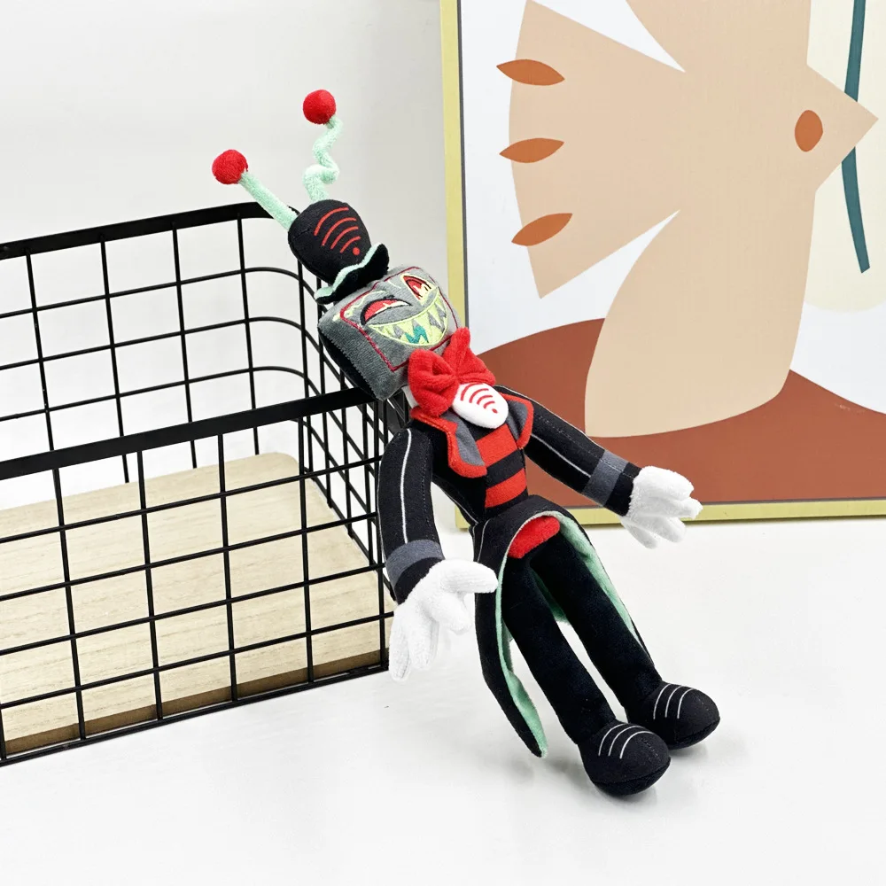 Newest Product  Hazbin Hotel Alastor Plush Toys Hell Plushes Game Anime Peluche De Hazbin Hotel Alastor Plush Toy