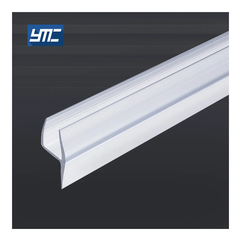 4-15mm Semicircle Wall Waterproof Sliding Glass Door Seal 15mm Shower Screen Seal Rubber Plastic Shower Door Seal Strip
