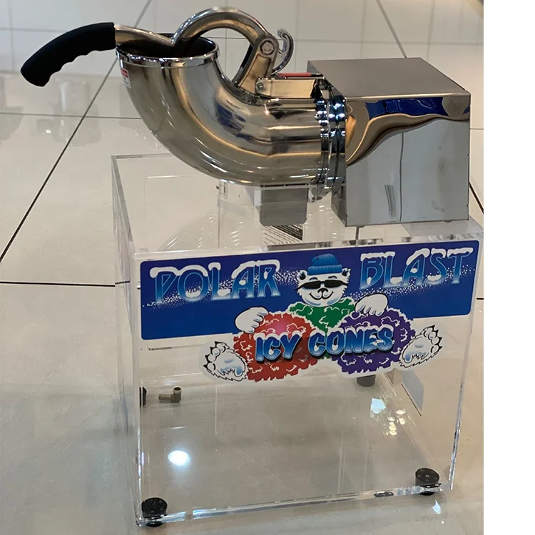 GRT-A108F Dual Blades Electric Ice Crusher /Stainless Steel Snow Cone Maker Machine /ice shaver machine