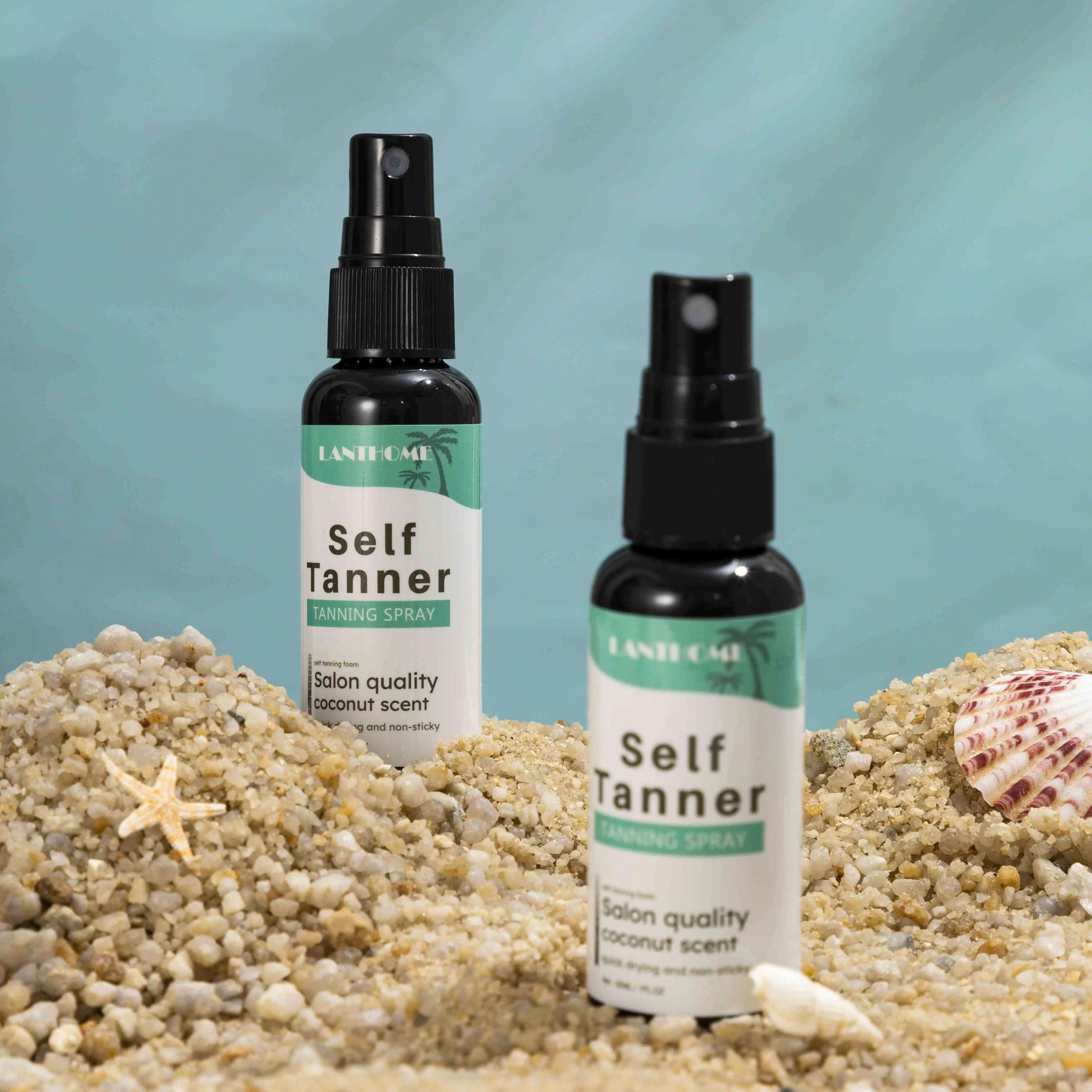 OEM Private Label Custom Colors Natural Sun Instant Dark Solarium Suntan Tanning Oil Mousse Self Tanner Sunless Tanning Spray