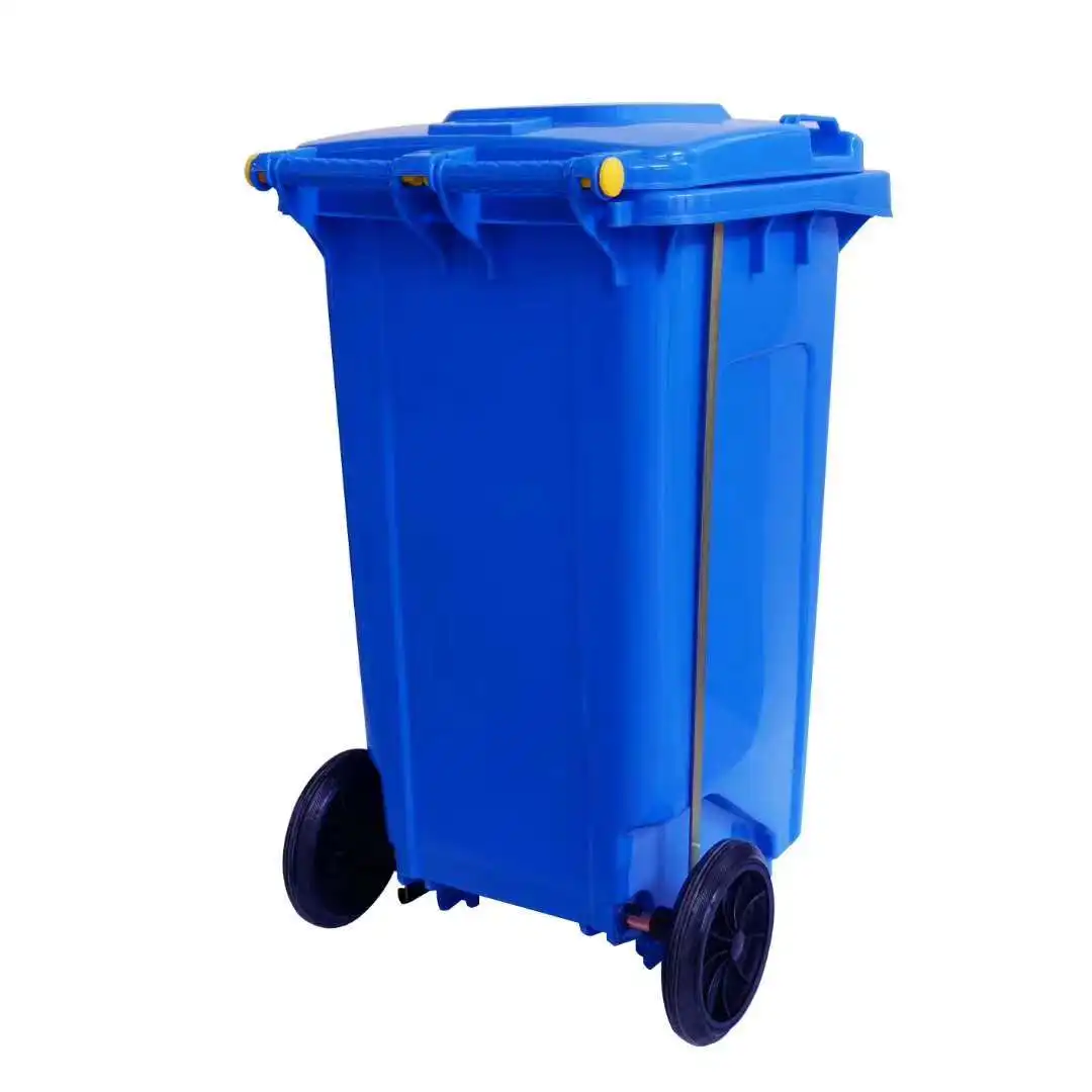 Baojie 120 Liter Plastic Wheelie Trash Bin/Waste Bin/Garbage Container/Dustbin
