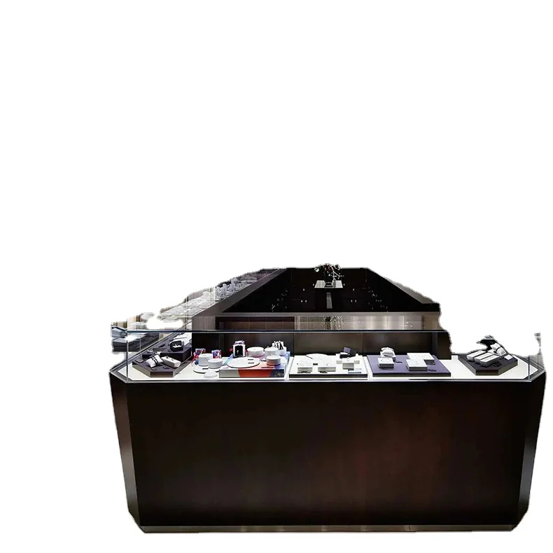 Индивидуальные стеклянные витрины для ювелирных изделий