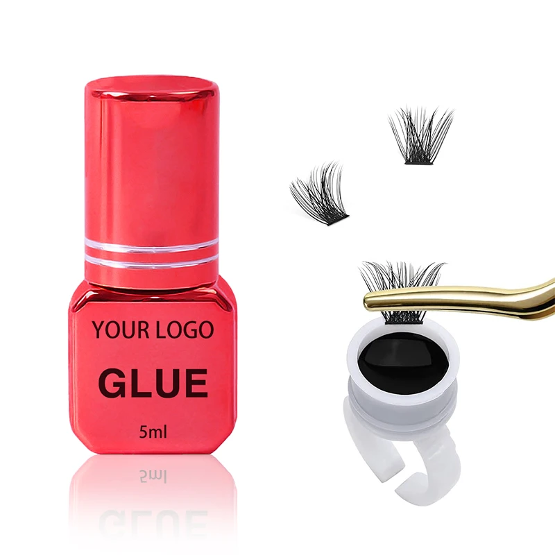 MASSA Free Sample Lash Adhesive Glue Hight Quality Super Strong Waterproof  Eyelash Glue