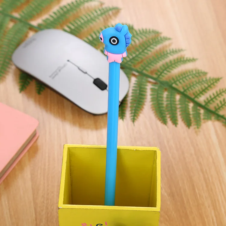 Promotional USA New fashion advertisement stationery, OEM customised Creative Cartoon design plastic ink gel drawing pens