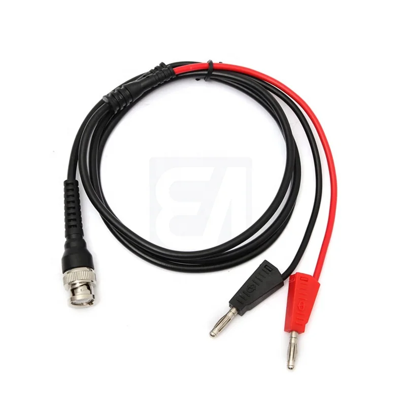Кабель BNC с 4 мм контрольные выводы вилки типа «банан двухсторонняя PVC тестовая Перемычка проволока набор соединительных проводов