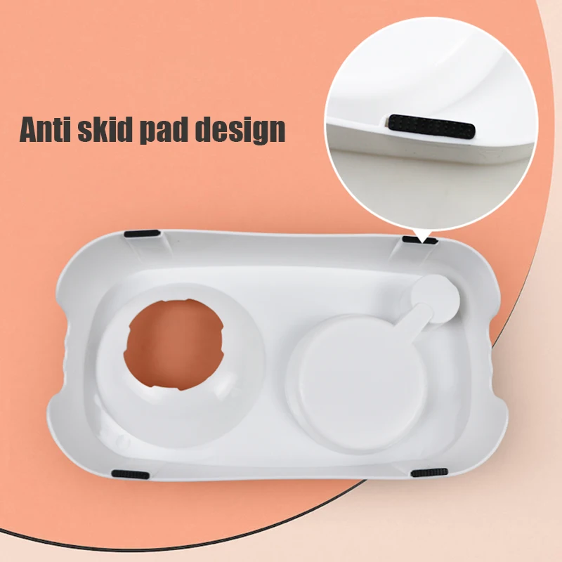 High Quality Pet Bowl Wholesale Dual Use Feeding Bowl Automatic Drinking Fountain Cat Dog Food Bowl