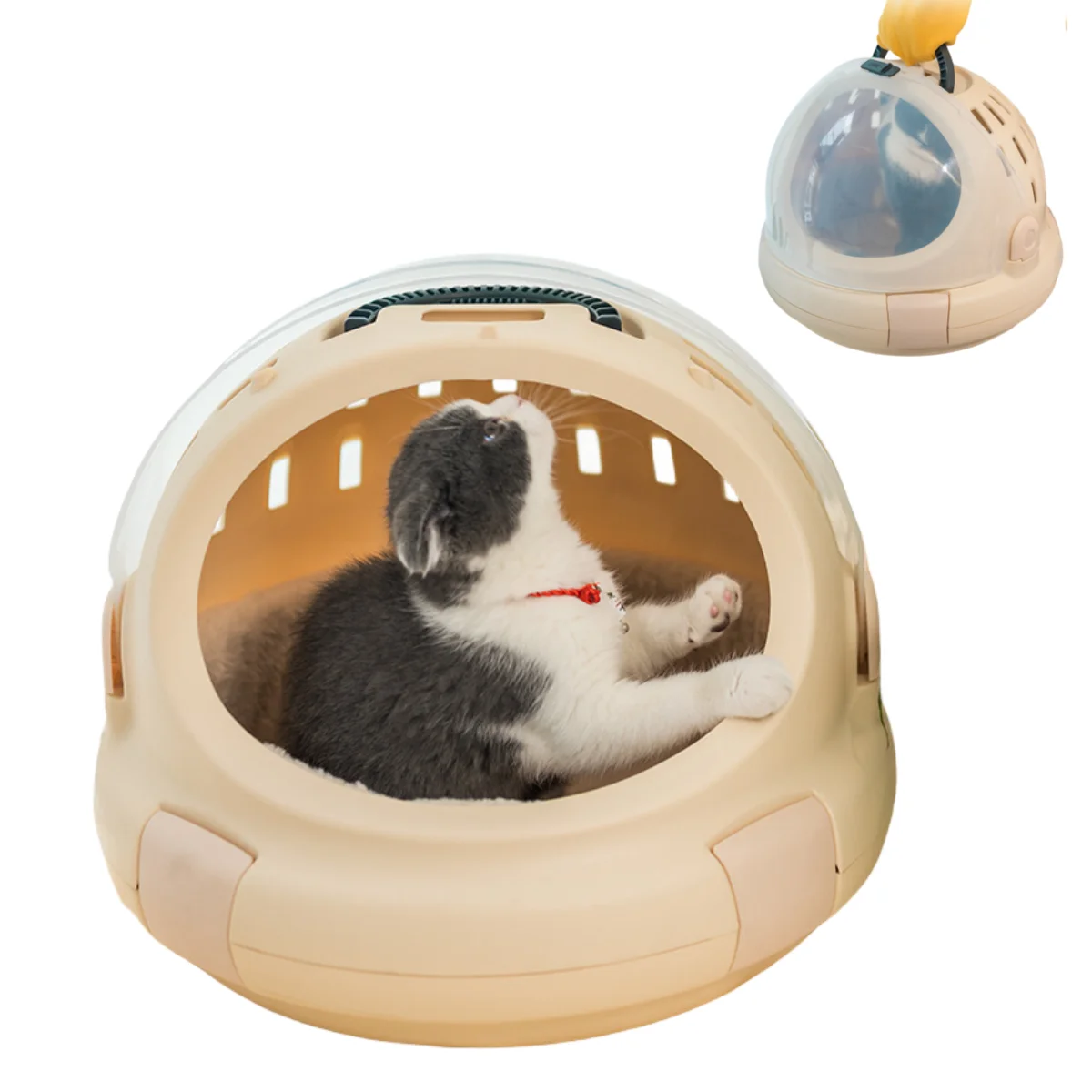 New design space capsule  multifunction portable pet carrier and bed for traveling