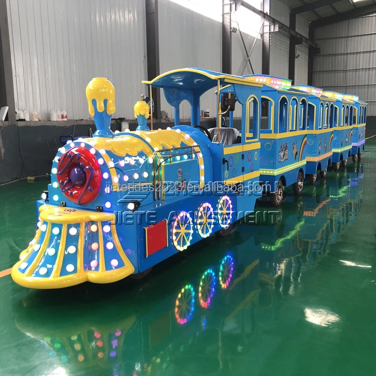 Factory Price Scenic Area Amusement Park Equipment Ride Diesel Steam Track Train Locomotive For Sell