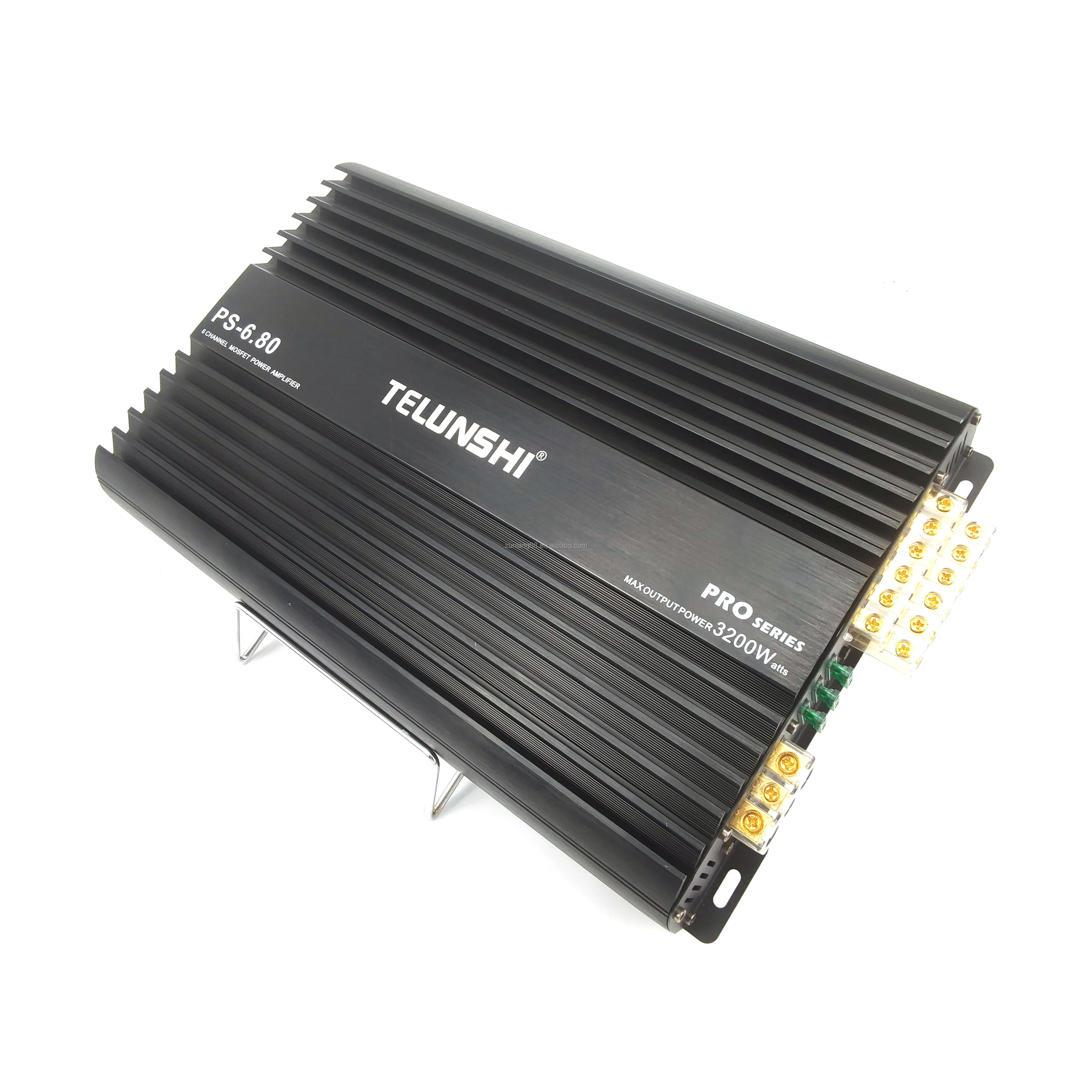 Factory Direct 12v Car Power Amplifier RMS 6*120 2 ohm  6*80W 4ohm  6 channel subwoofer amplifier car audio amp