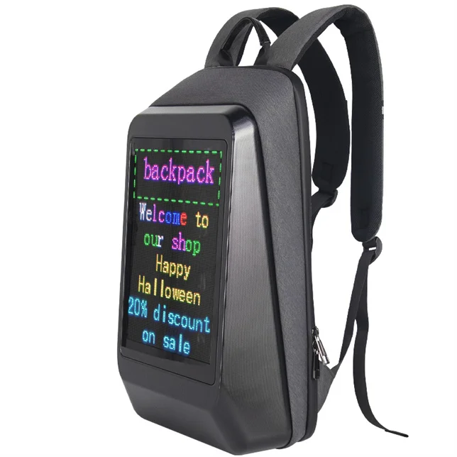 2024 Newest Fashionable LED display screen safety  bicycle ride Book Bag backpack  School Bags For Teens