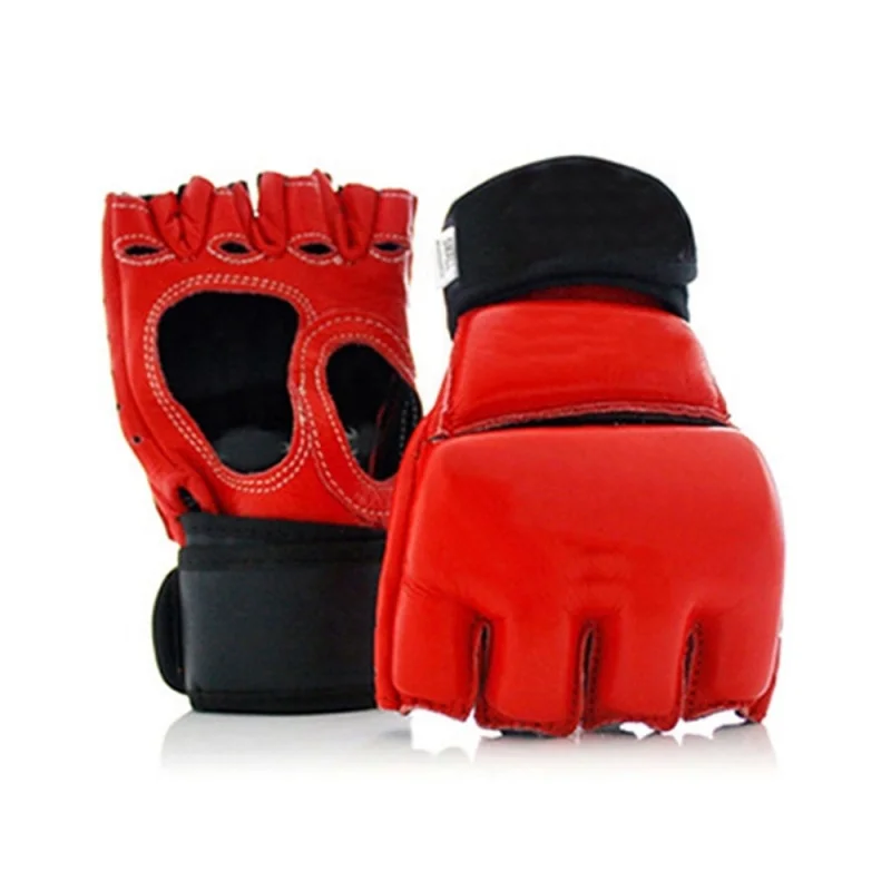 Top Quality Boxing/mma gloves genuine leather mma sparring gloves real cowhide leather boxing professional mma gloves