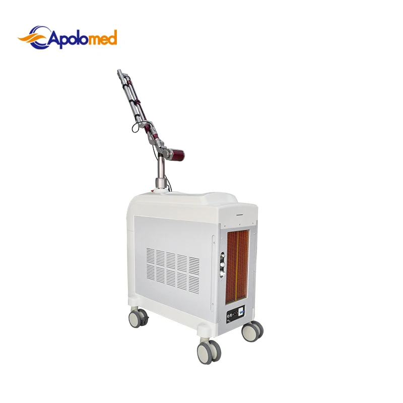 Medical CE and US 510K q switch nd yag laser medical pico laser picosecond laser tattoo removal device