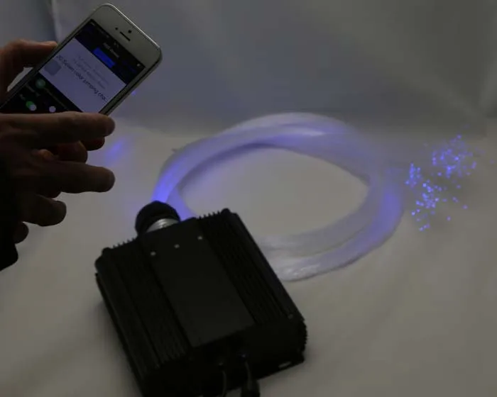 75W RGBW WIFI Led Fiber Optic Illuminator Light Engine For Indoor Starlight Ceiling Lights