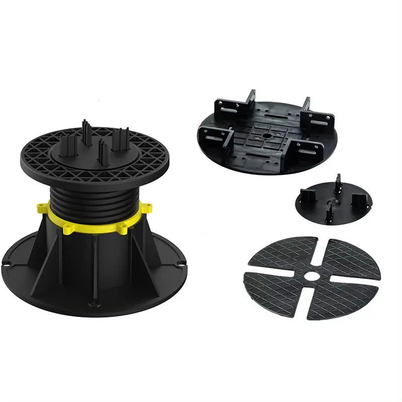 Base PP Material Tile Pedestal Adjustable Joist floor Support Wooden Deck Plastic Pedestals