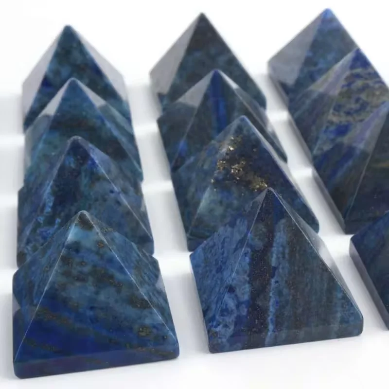 Hot sale healing crystal natural 3cm obsidian pyramid for home decor